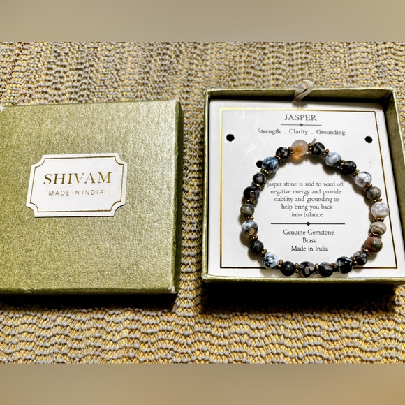 Shivam Jewelry - Genuine Jasper Bracelet NIB
by Shivam
